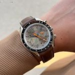 Omega Speedmaster 44.25MM Diameter Luminous Coating 9900 Movement Red Strap Watch